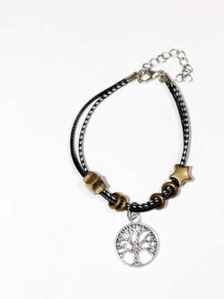 Stylish Bracelet with tree of life motto