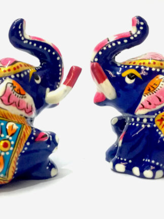 Vastu Lucky Elephant Pair Figurines