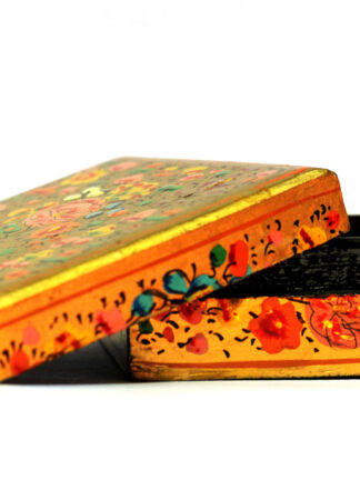 Floral  Motif  Handmade Kashmir Paper Mache Gift Box