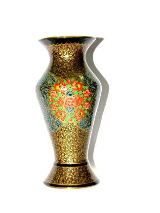 Golden Flower Vase