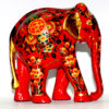 Hand Made Kashmiri Paper Mache Multicolor Elephant - Image 2