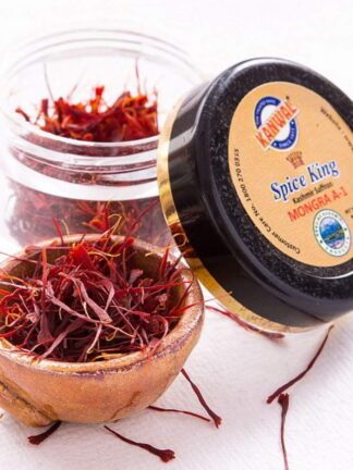 Kanwal 100% Natural Kashmiri Certified Saffron Mogra-A1 1 gm each Pack of 3