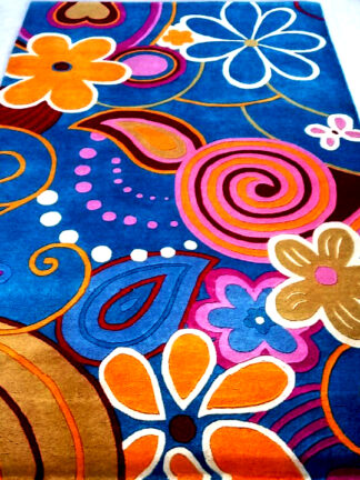 Hand Tufted Living Room Wool Carpet 5 x 8 ft (150 x 240cm )