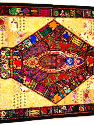 Vintage Style Cotton Wall Decor Tapestry Patchwork Wall Hanging  40 x 60 Inches