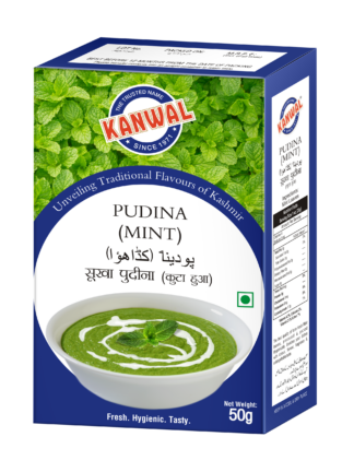 KANWAL DRIED MINT  (PUDINA )POWDER-50 gm