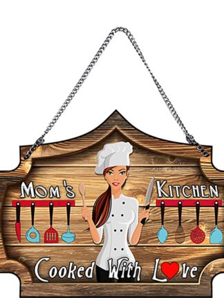 Mom's Kitchen  Printed Home Wall Door Sign Hanging