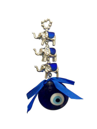 Feng Shui 3 Elephants Evil Eye Protection Car and Door Hanging