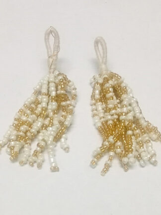 Traditional Kashmiri Athoor Set (Off White & Golden  )