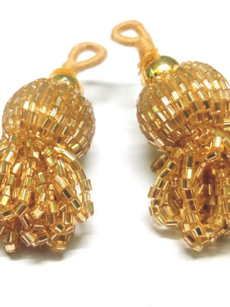 Traditional Kashmiri Athoor Set (Golden Beige  )