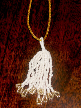 Traditional Kashmiri Athoor Set (White  )