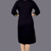 Kashmiri Embroidered Woolen Straight Kurta  (Black, Yellow) - Image 3