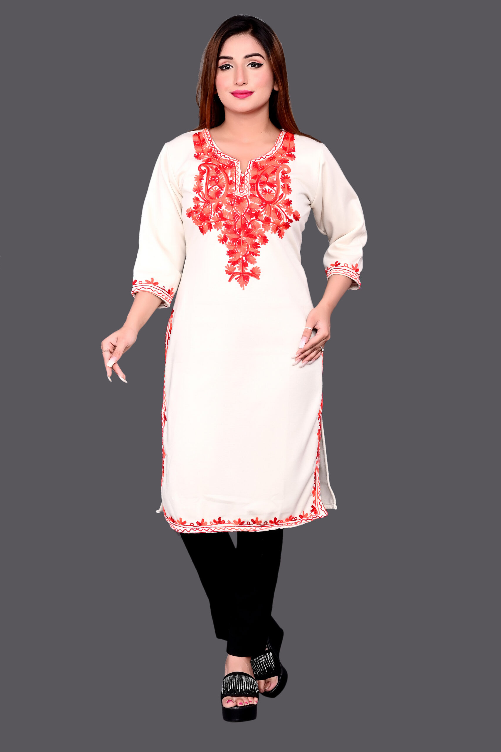 Stitched Straight Full Sleeve Woolen Kurti, Size : Xl-xxl, Occasion :  Casual Wear at Rs 350 / Piece in ludhiana