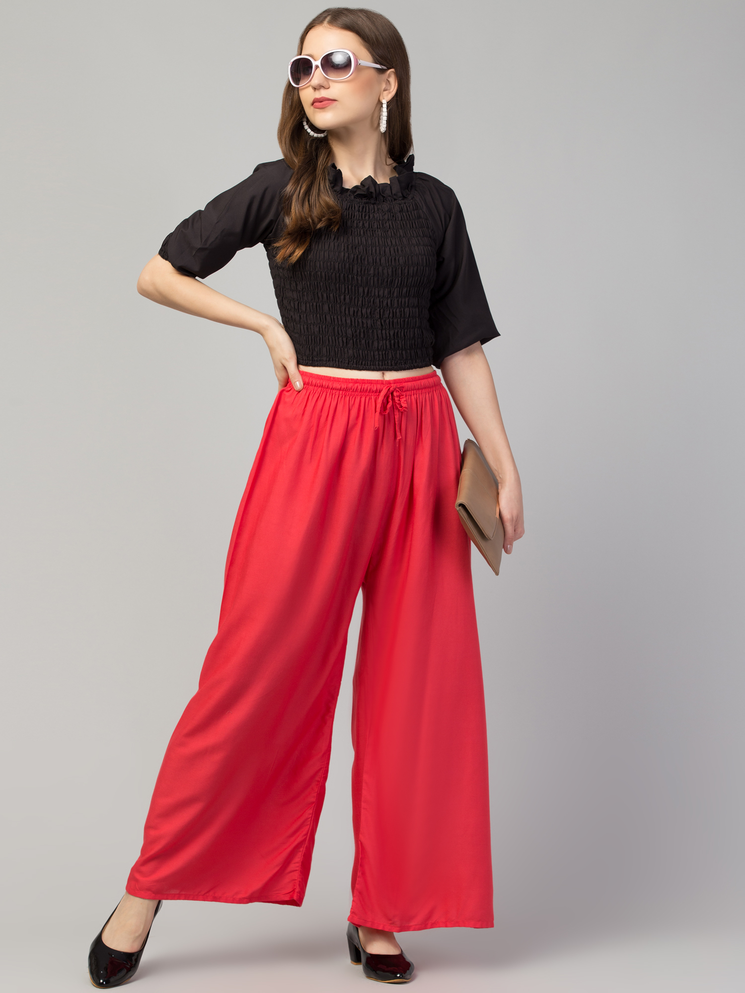Red Satin Pants – Lobo's Boutique Tally