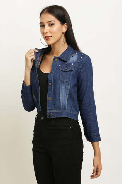 Dk Blue Denim Jacket-2