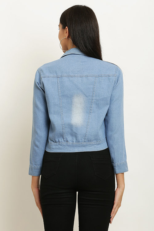 Only denim jacket in light blue wash | ASOS