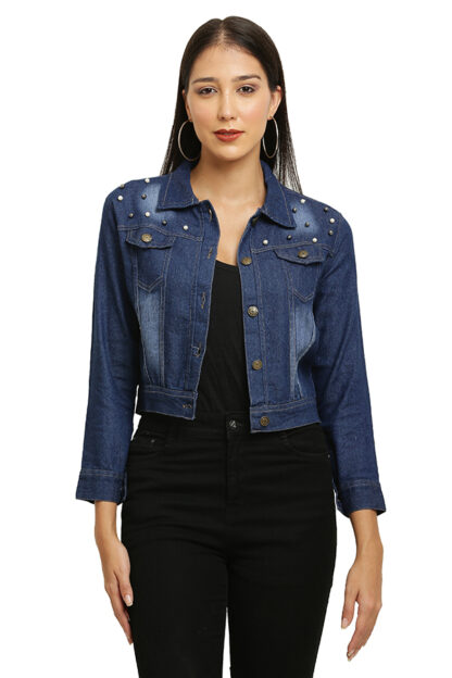 Dk Blue Denim Jacket-