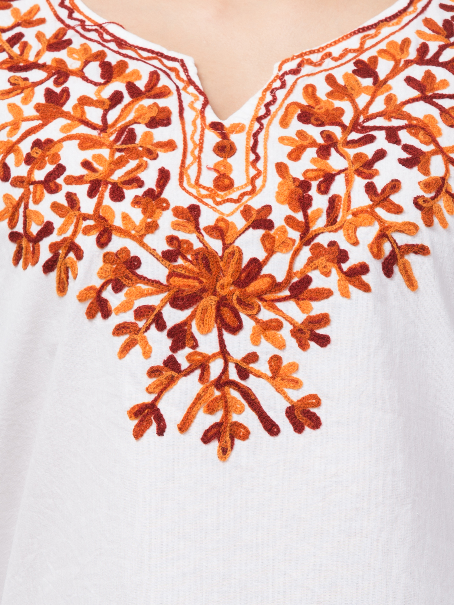 Kashmiri Velvet Kurta with Gold Tilla Paisley Embroidery | Angad Creations