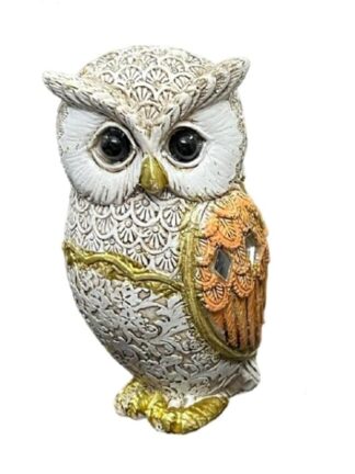 Owl Statue for Good Luck & Wisdom| Home Decor & Office Desk.